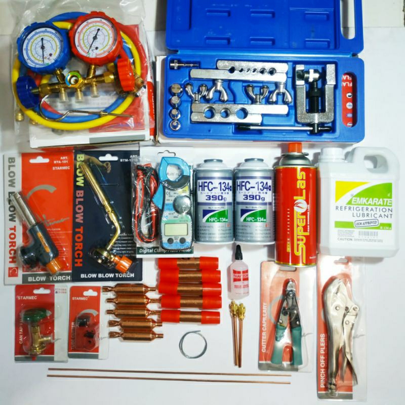 Paketan Alat Service Kulkas/Alat Las Lengkap untuk Pemula