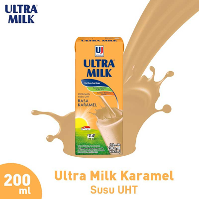 

ULTRA MILK Susu UHT Karamel 200 ml