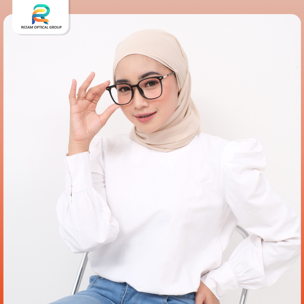 ROG Eyewear - 20 - Kacamata Bulat 85008  - Frame Kacamata Pria Wanita - Minus/Silinder/Plus
