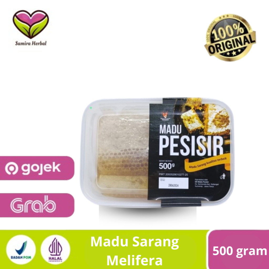 

Madu Sarang Lebah Asli Melifera - Madu Pesisir 500gr Rasa dan aroma madunya benar-benar masih segar