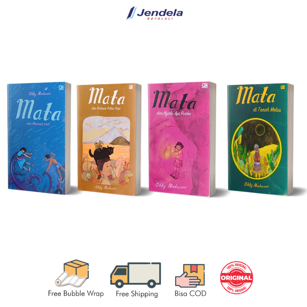 Novel Mata di tanah Melus Nyala Api Purba Novel Manusia Laut Rahasia Pulau Gopi Novel Anak Remaja - 