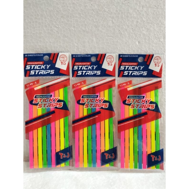 

Sticky Strips Highlighter T & J