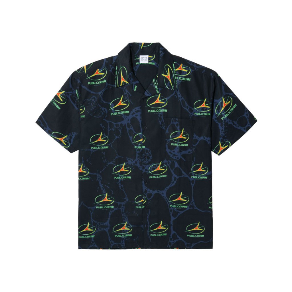 Public Culture - Concorde Button Down Shirt - Black