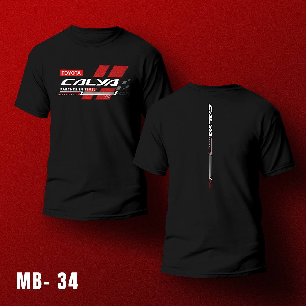 KAOS MOBIL TOYOTA CALYA / Kaos Toyota Calya / Kaos Distro / Baju Mobil / Kaos Mobil / Baju Toyota Ca