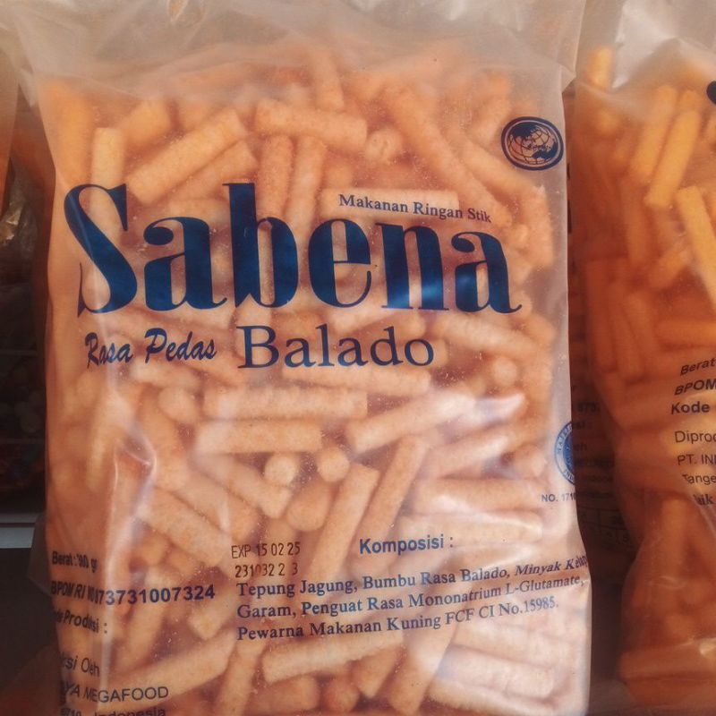 

Stik SABENA rasa pedas balado