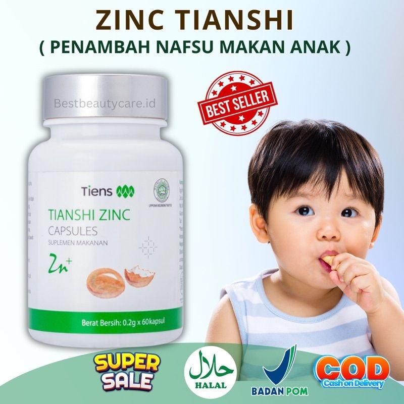 Vitamin Penambah Nafsu Makan Anak Umur 1 Tahun Keatas &amp; Dewasa // Zinc Capsules