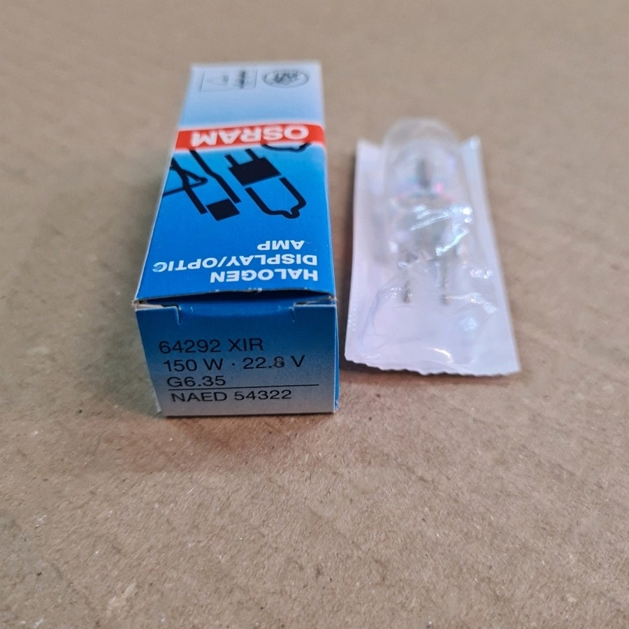 Lampu Osram 64292 XIR 22.8V 150W 22,8 volt watt G6.35 alat medis alkes
