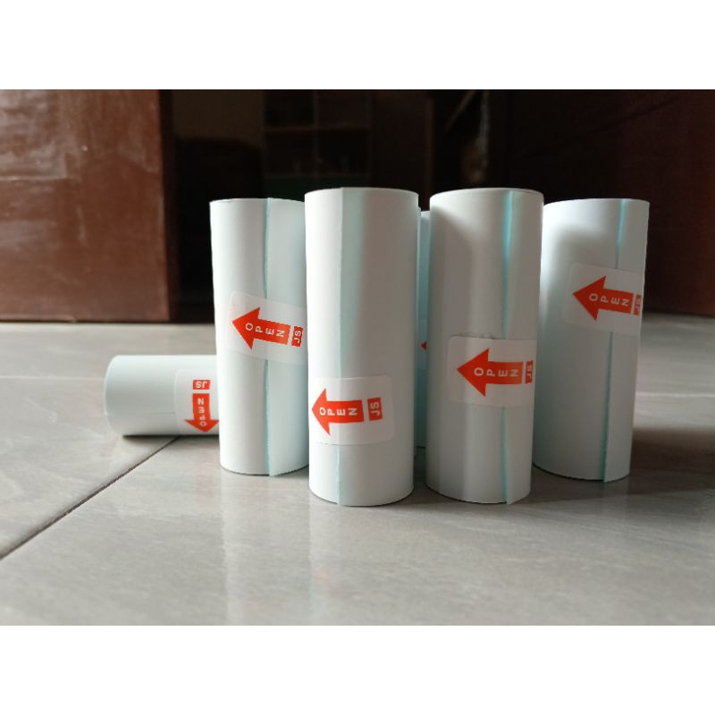 

Thermal label Stiker 80 mm, thermal label 78 mm, panjang stiker 5 meter,,