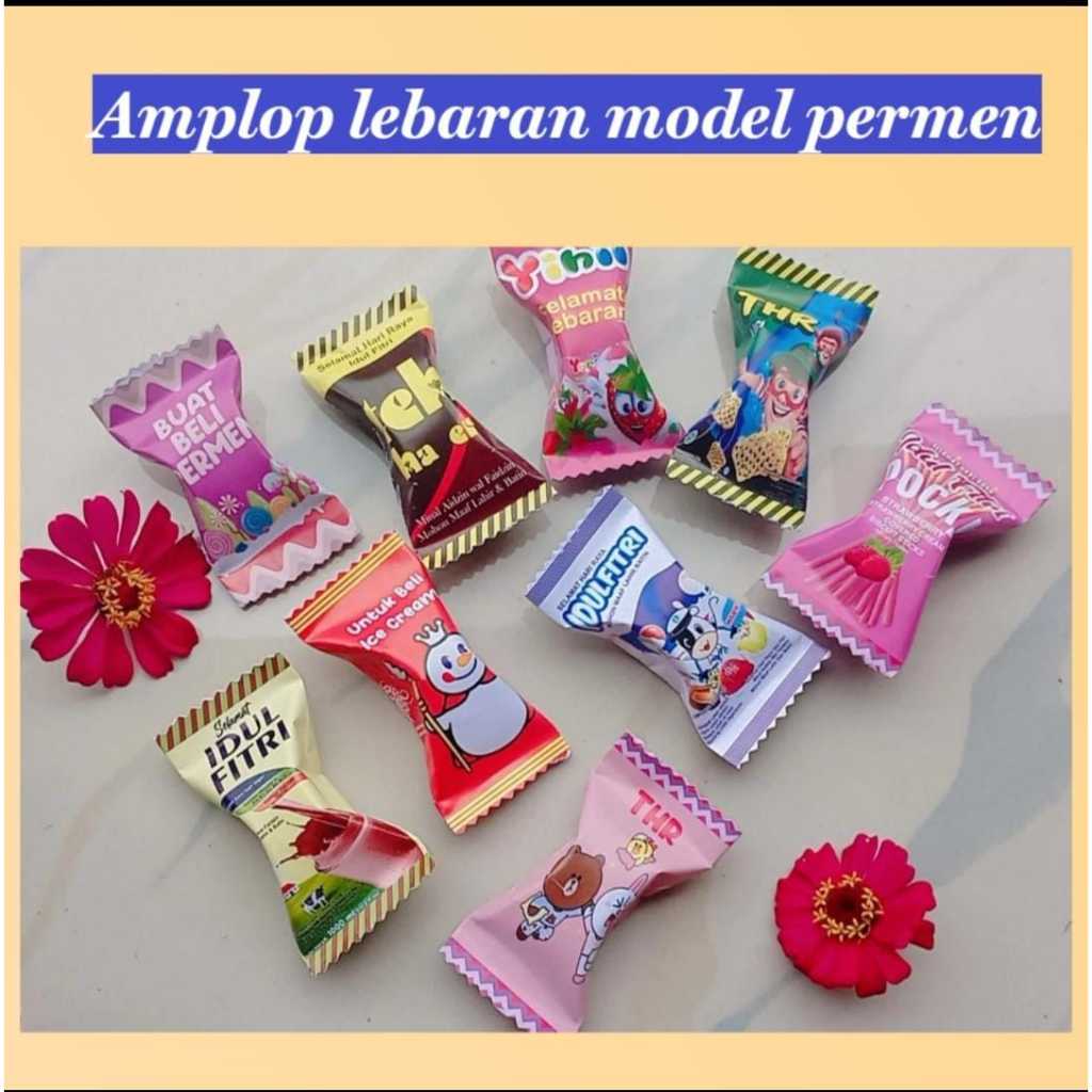 

PROMO 10 PCS AMPLOP LEBARAN MODEL PERMEN