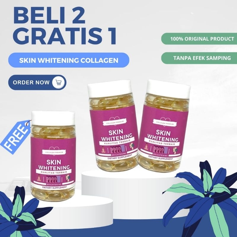 Collagen Premium Kapsul Pemutih Kulit Pemutih Wajah Pemutih Badan Pencerah kulit Kolagen