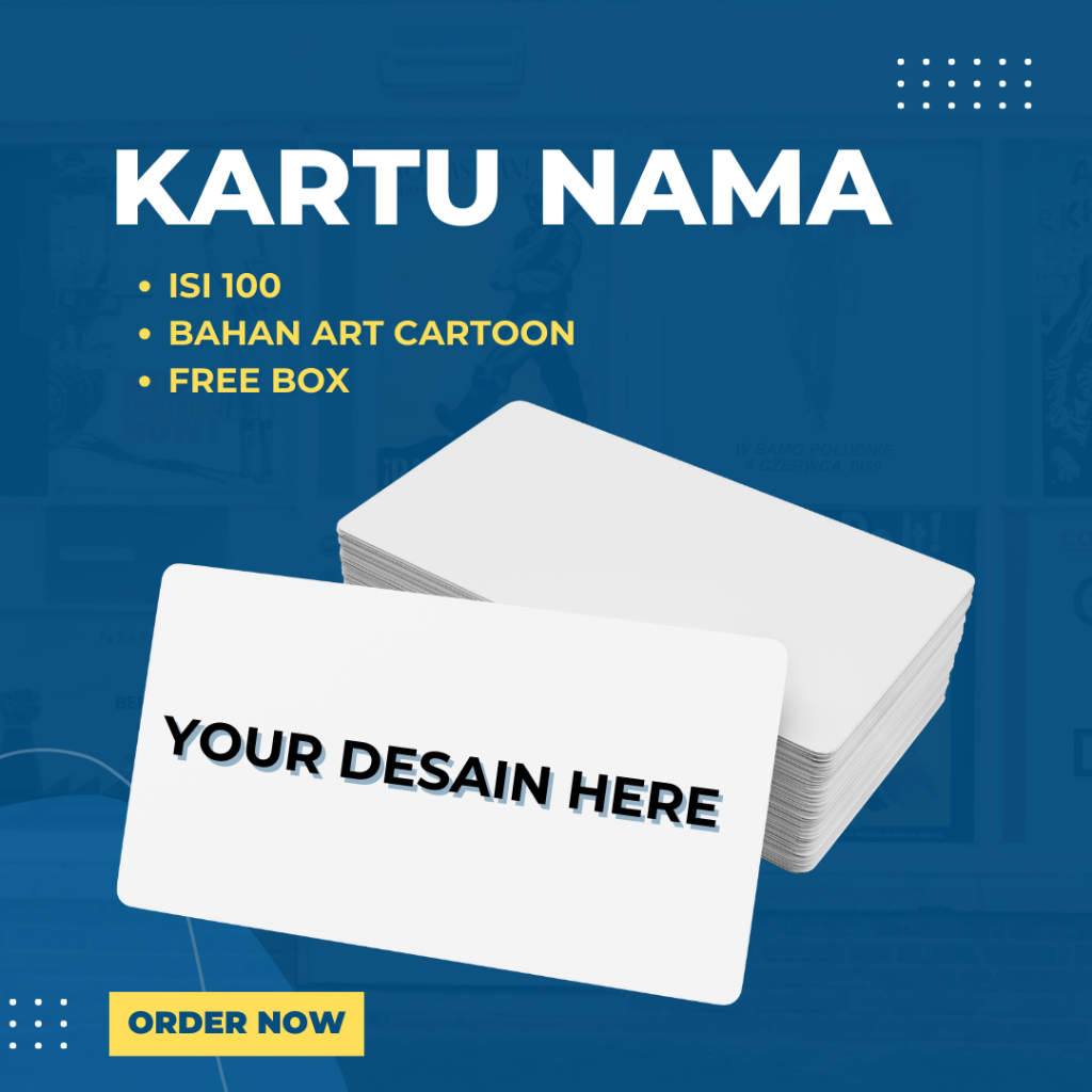 

KARTU NAMA I CETAK KARTU NAMA 1 BOX I CETAK KARTU NAMA