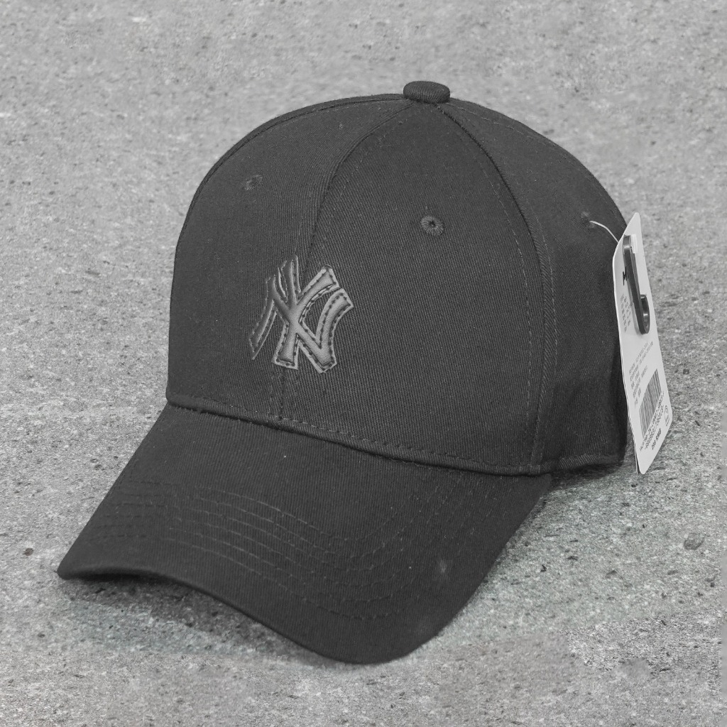 Topi NY MLB Baseball Fashion Pria Import Unisex Daily Logo Bahan Kulit