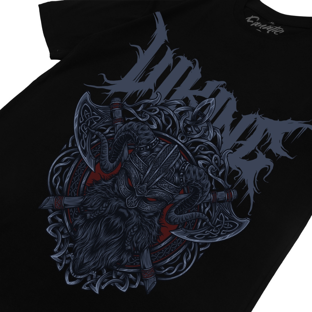 Tshirt Kaos Viking Baju Distro Pria Unisex Keren