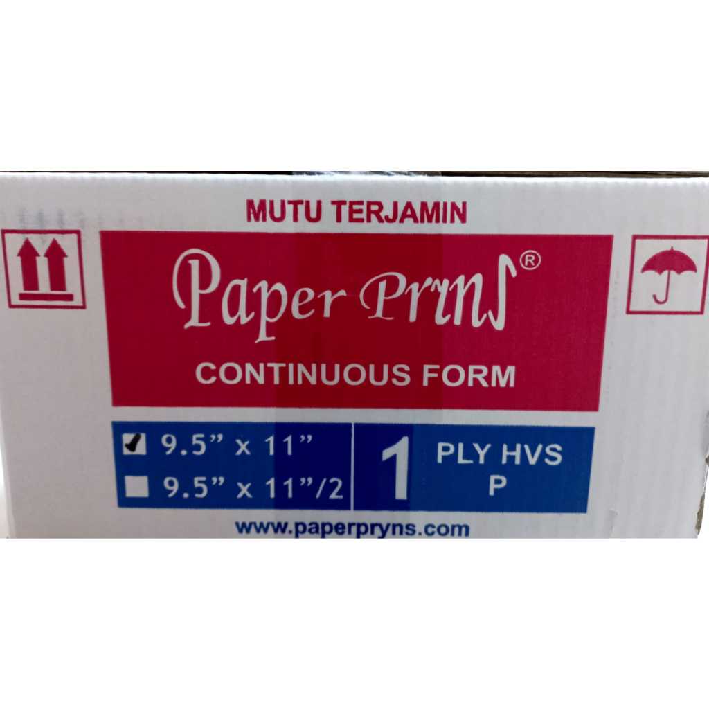 

Continuous Form 1ply PAPERPRYNS - Kertas Komputer Murah