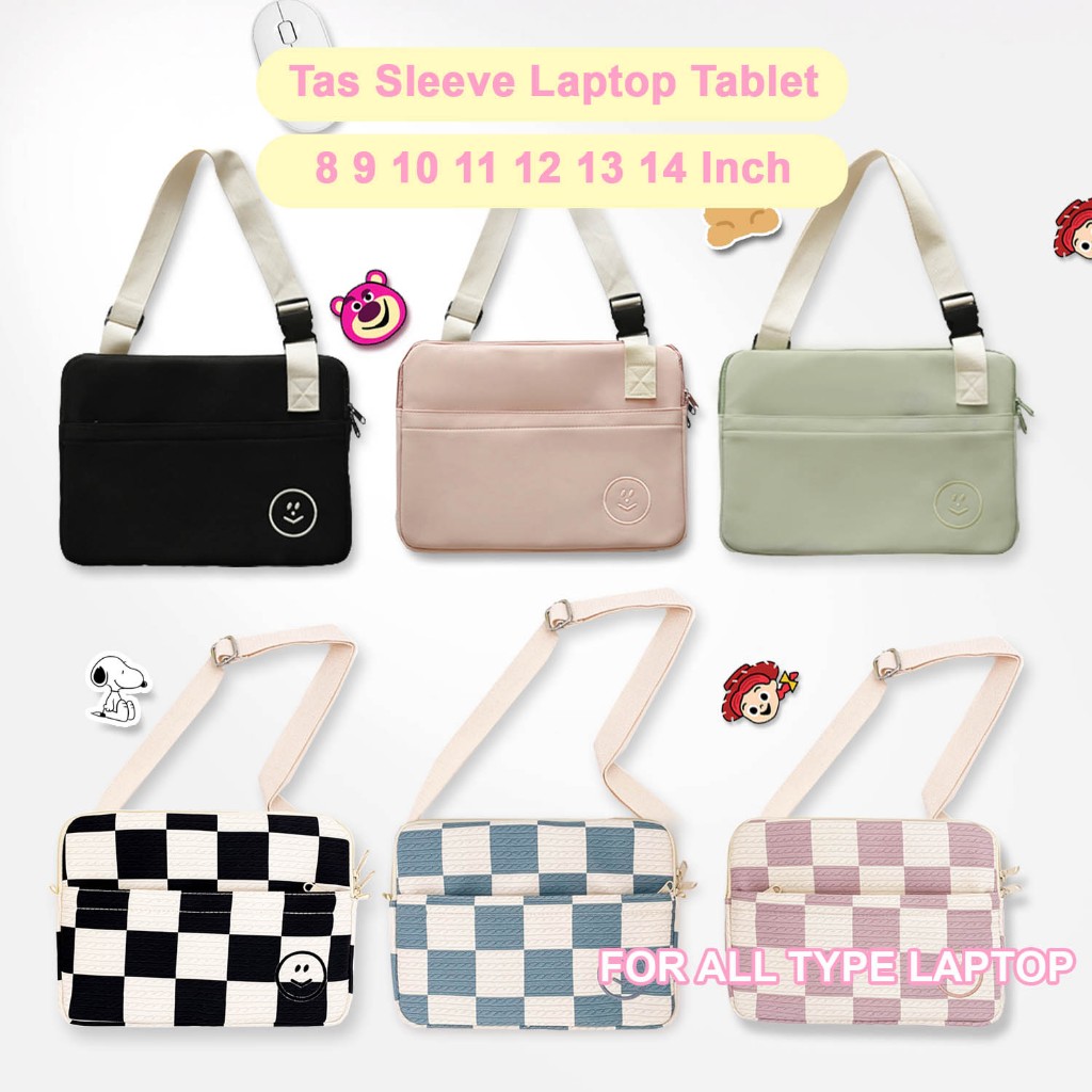 Tas Tablet Strap Slempang Slingbag Pouch Cover Case Shockproof Full Protection iPad Air Pro Tab