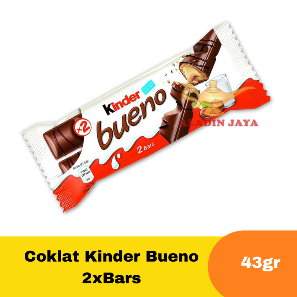 

Coklat Kinder Bueno 2xBars - made in Polandia - Terenak Termurah