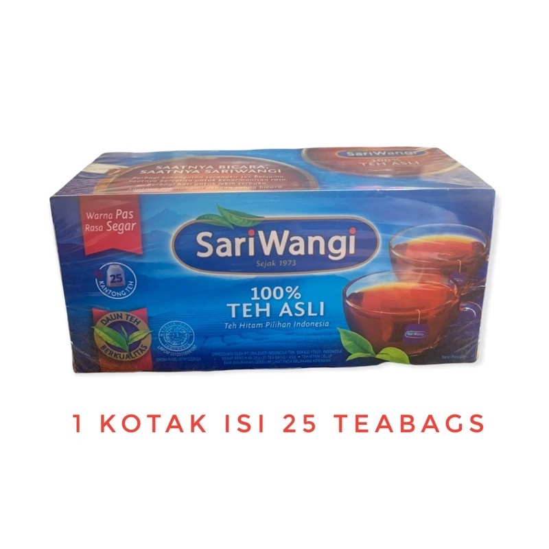 

Sari Wangi Teh Celup Asli 25 TeaBag BOX - Teh Celup - Tea