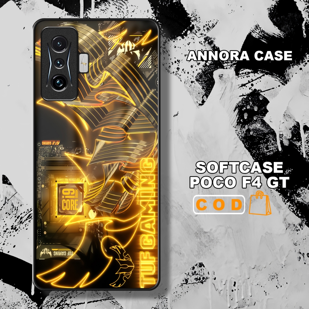 Softcase Gaming Case Pelindung hp Poco F4 / F4 GT Poco M5 Poco M4 Pro Poco C40  Poco M3 Pro 5G Poco 