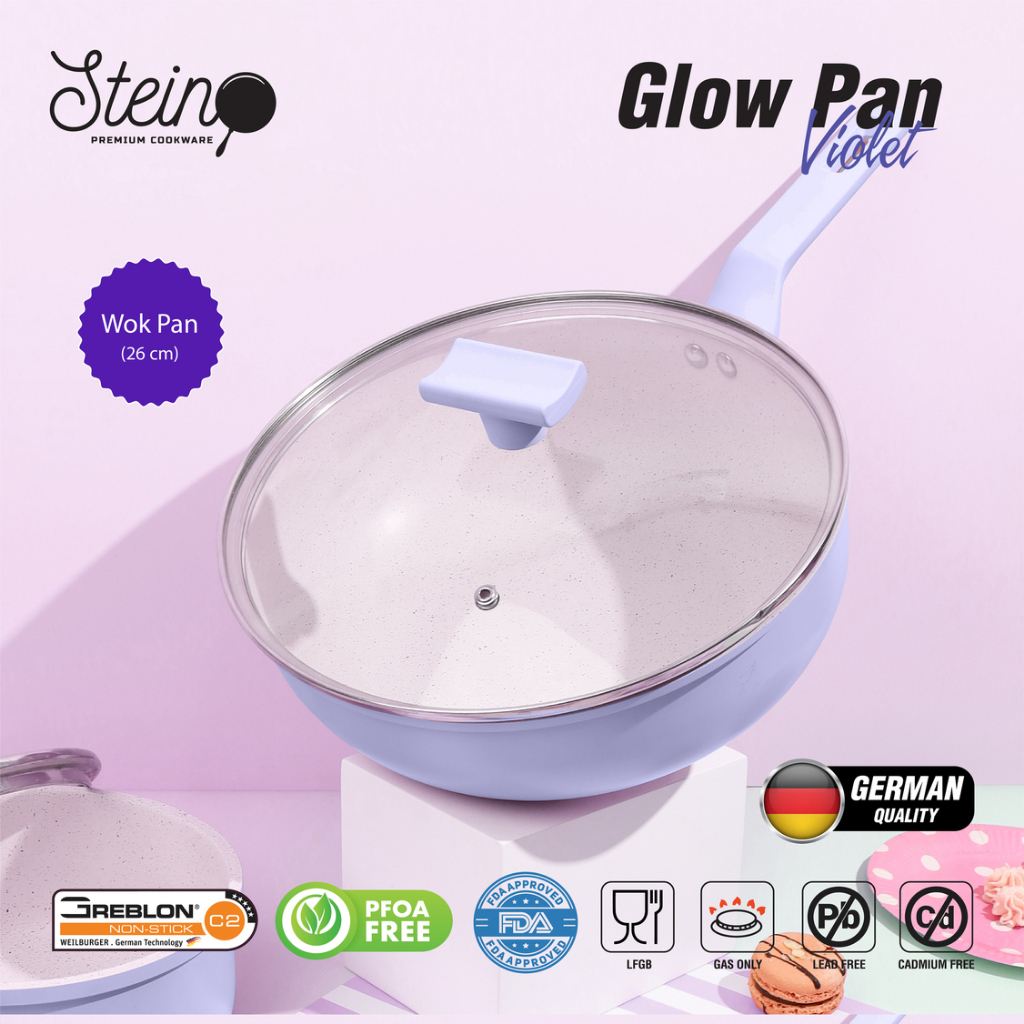 STEIN GLOW PAN WOK PAN VIOLET