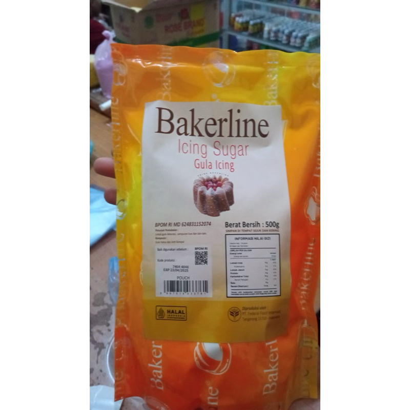 

Bakerline Icing Sugar Gula Icing Kemasan 500g