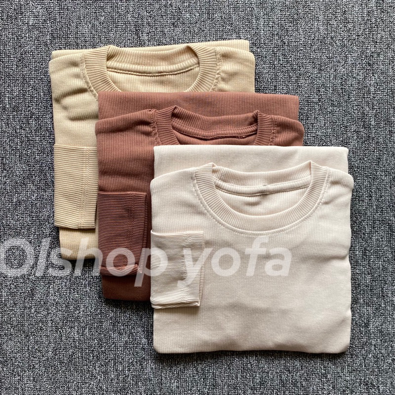 KAOS RIB / KAOS RIB LENGAN PANJANG / KAOS RIP / KAOS RIP LENGAN PANJANG / KAOS RIB PREMIUM / RIB PRE