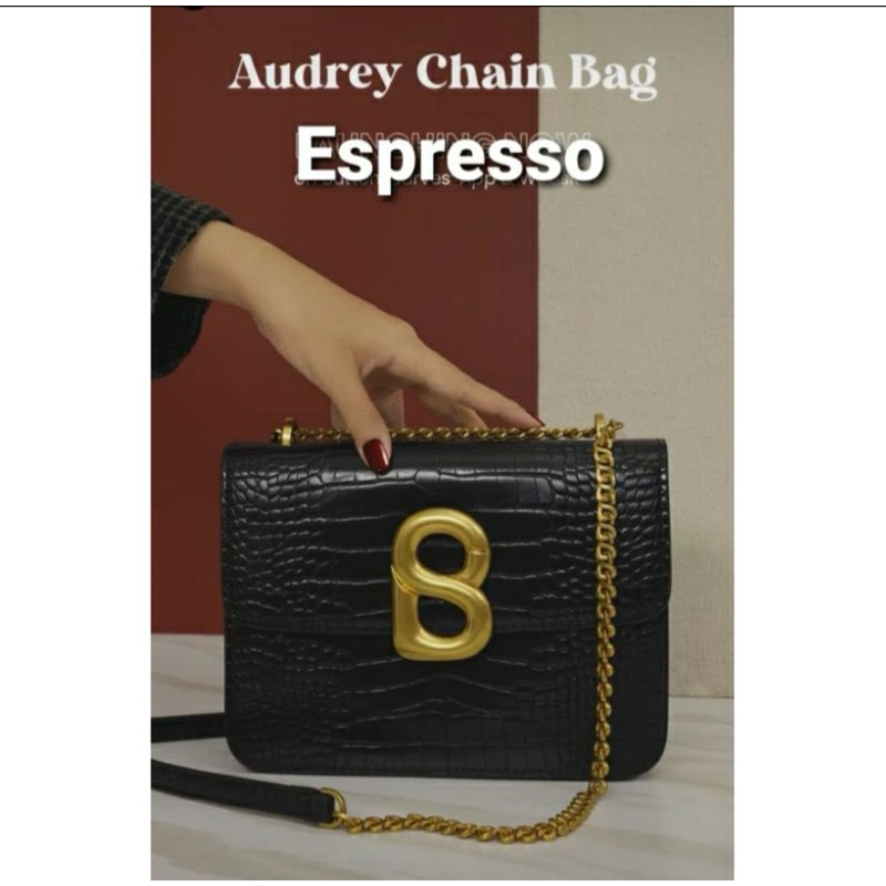 Audrey chain bag buttonscarves