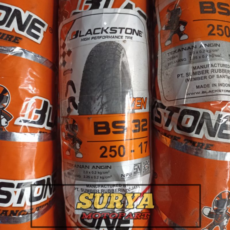 BAN LUAR BLACKSTONE TUBE TYPE BS 32 UKURAN 250-17