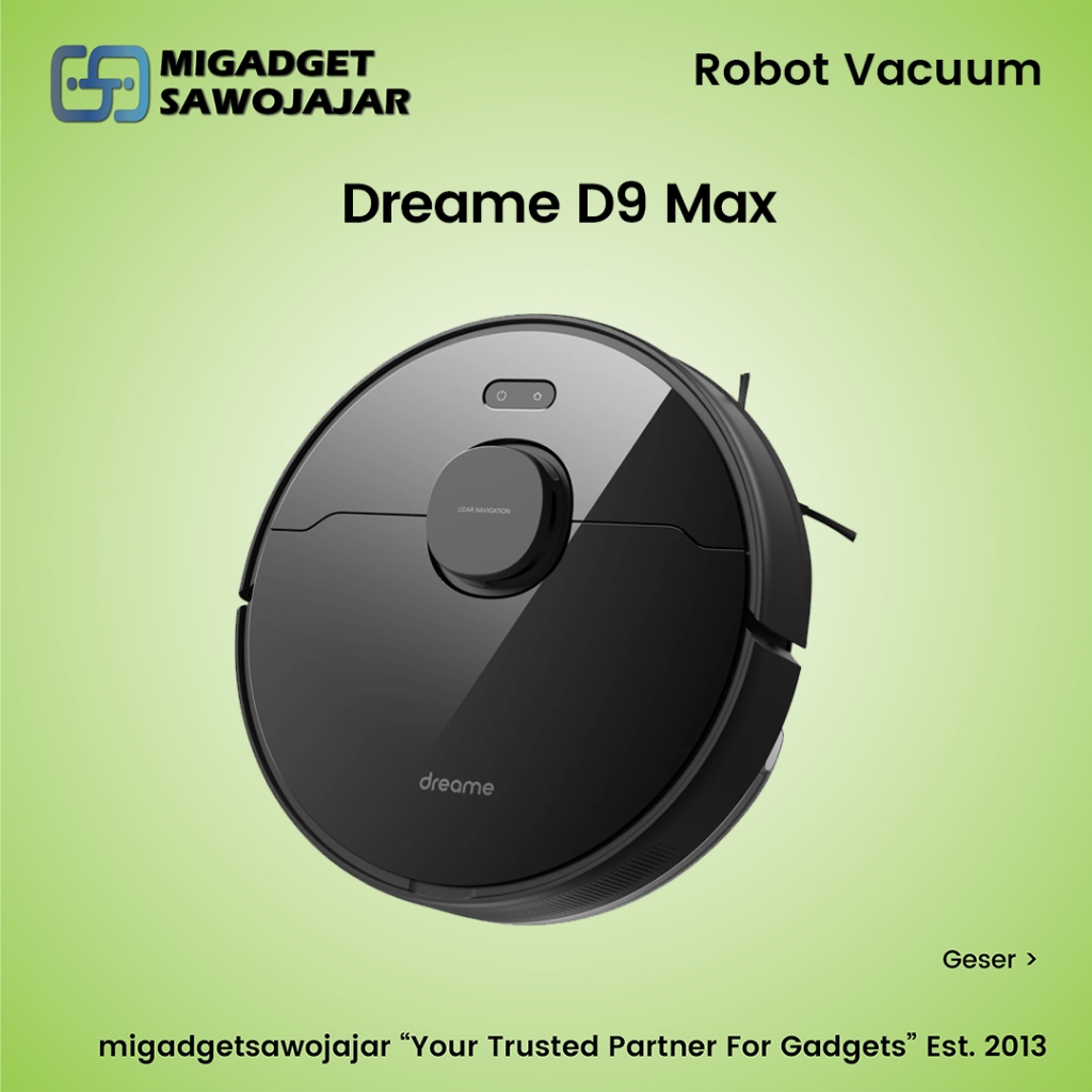 Dreame Bot D9 Max Robot Vacuum and Mop LiDAR Vacuum Cleaner Penyedot Debu