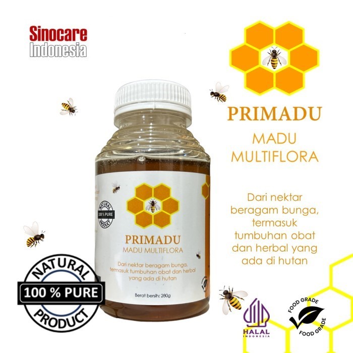 

Madu Multiflora 280g Madu Murni dari Alam Indonesia PRIMADU