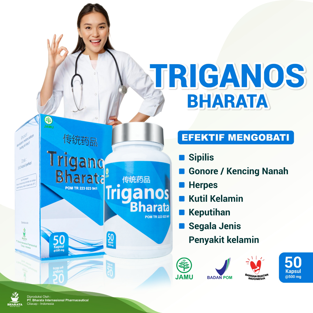 Obat Sipilis - Gonore - Kencing Nanah - HIV - Triganos Bharata 100%