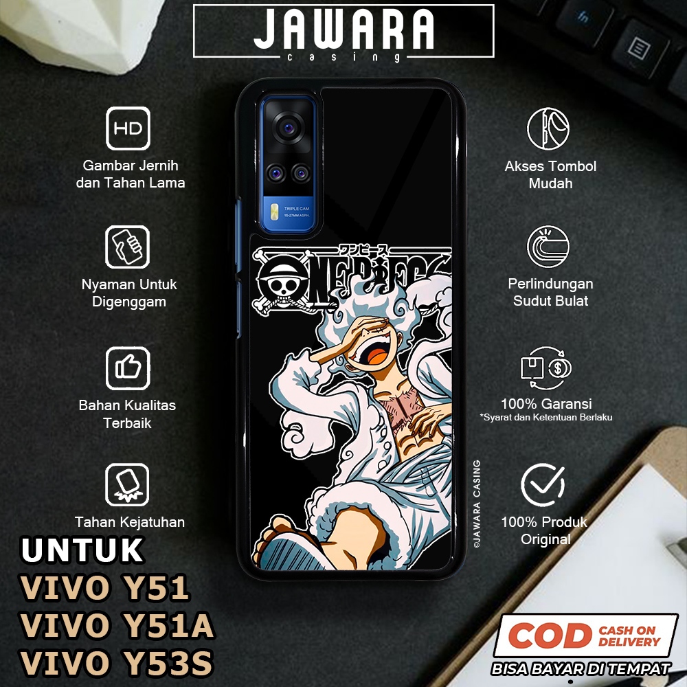 Case Vivo Y51 Y51A Y53S Casing Vivo Y51 Y51A Y53S [GEAR5] Premium Glossy Case Hp Vivo Jawara Casing 