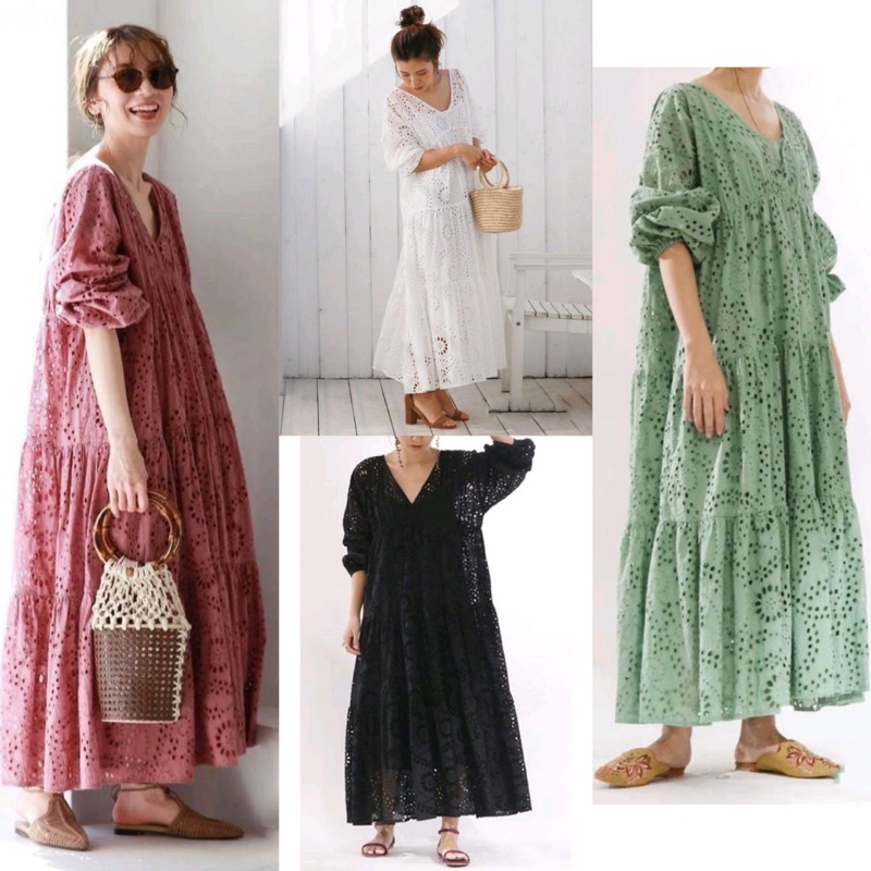 DRESS KATBOL EMBROIDERY / MAXI DRESS KATBOL