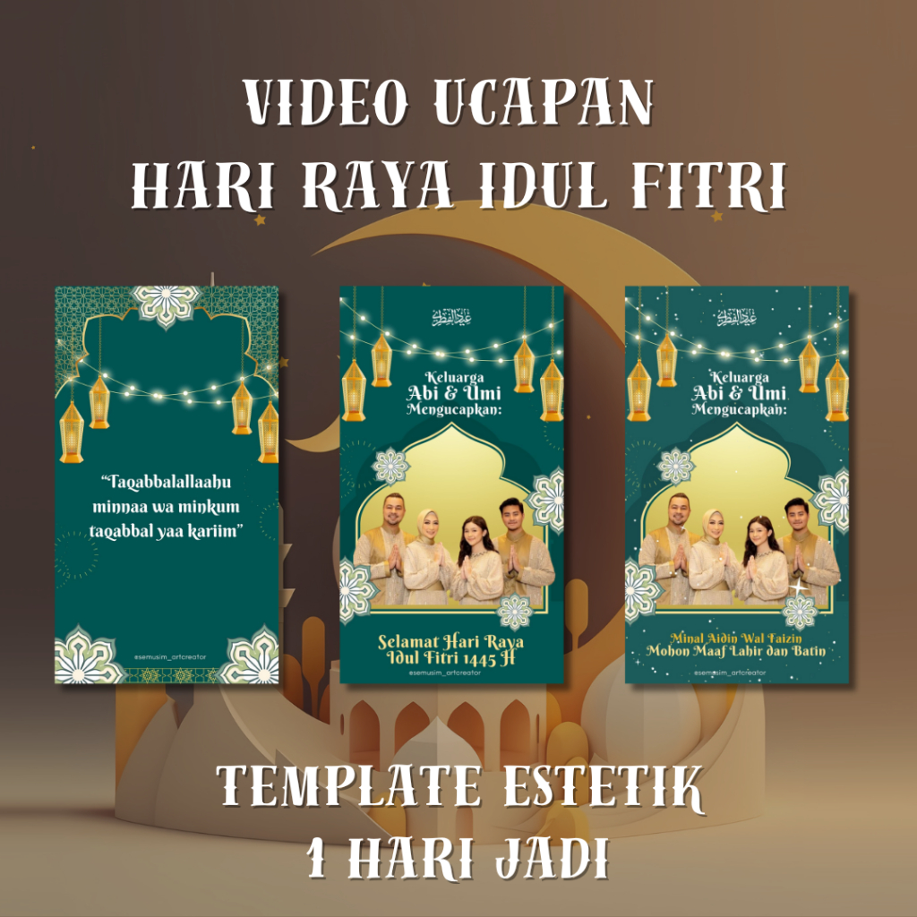 VIDEO UCAPAN LEBARAN/ VIDEO UCAPAN IDUL FITRI