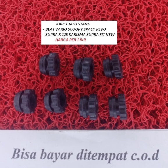 1pcs/Karet Jalu Stang Supra Satria Fu Pcx Karima Supra X 125 Supra Fit New Revo 110/Karet Jalu Stir/