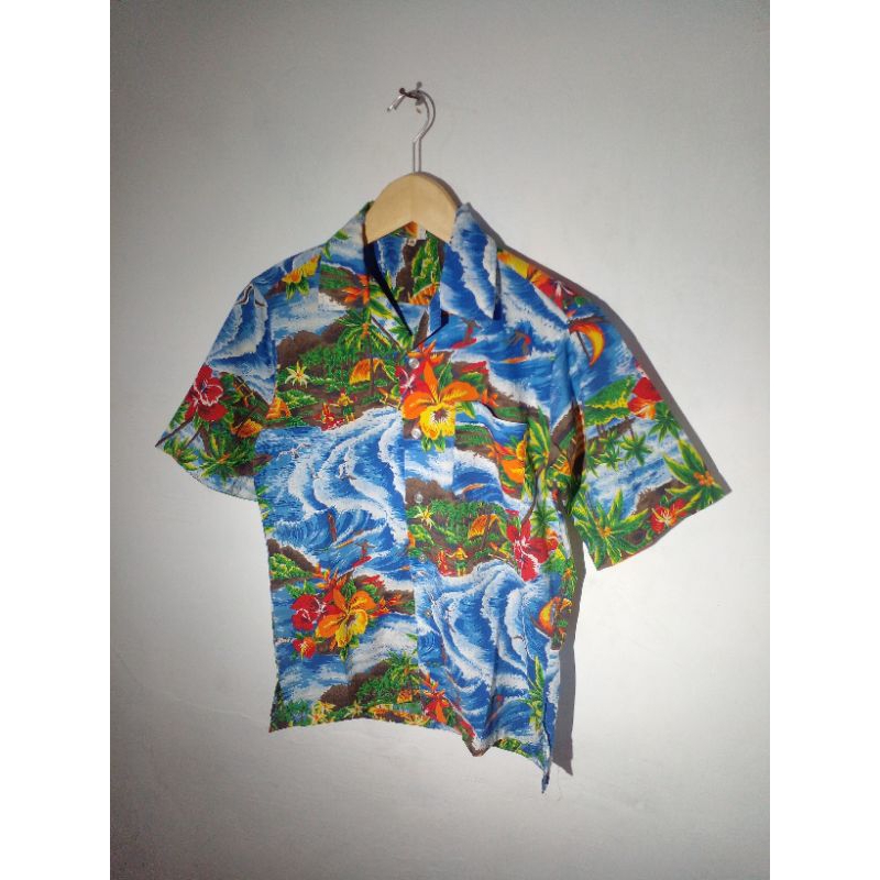 kemeja vtg hawaii second