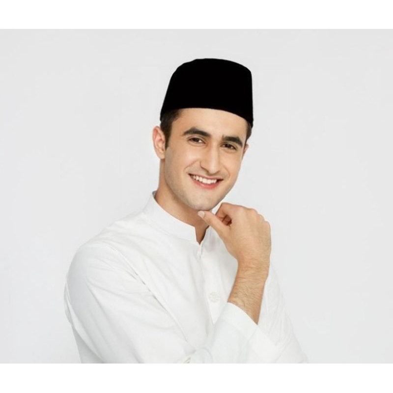Peci Songkok Hitam tinggi 9 cm Peci Soekarno