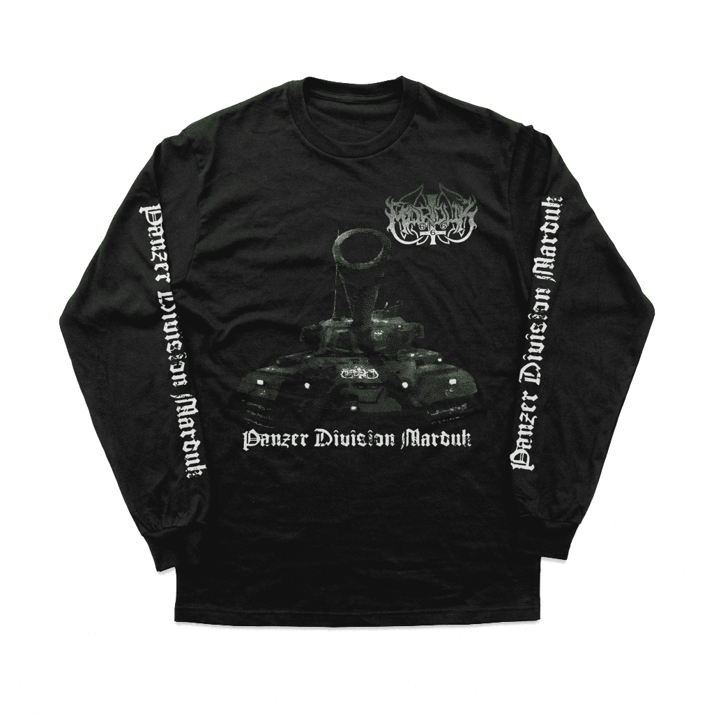 Kaos Longsleeve Baju Band Marduk Black Metal "Panzer Division Marduk" Merchandise