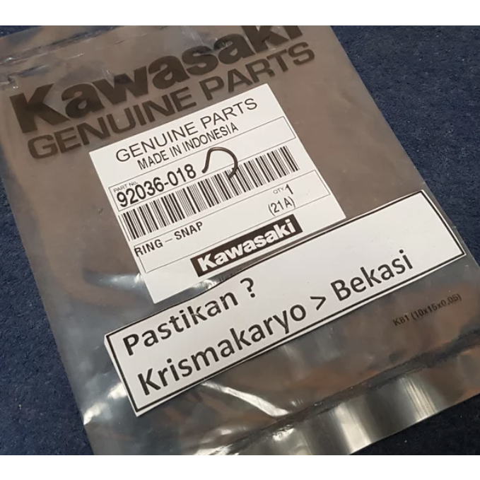 Ring Snap Ninja RR 150 R Ori Clip Pompa Ring Snap Karbu Kawasaki