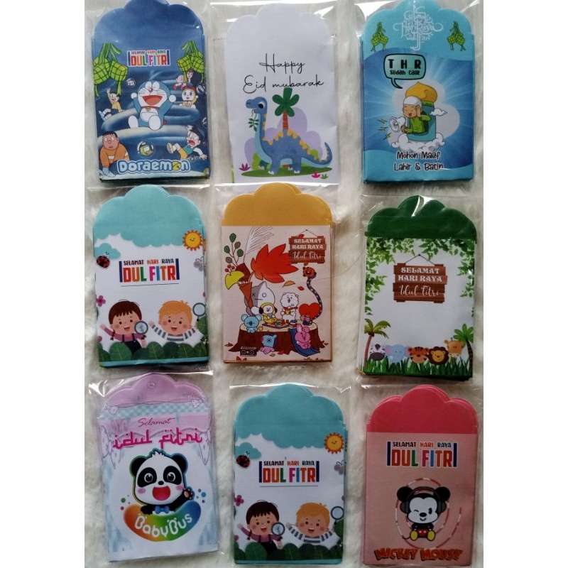 

AMPLOP LEBARAN MEDIUM 1 PACK ISI 8 PCS AMPLOP LEBARAN UNIK LUCU