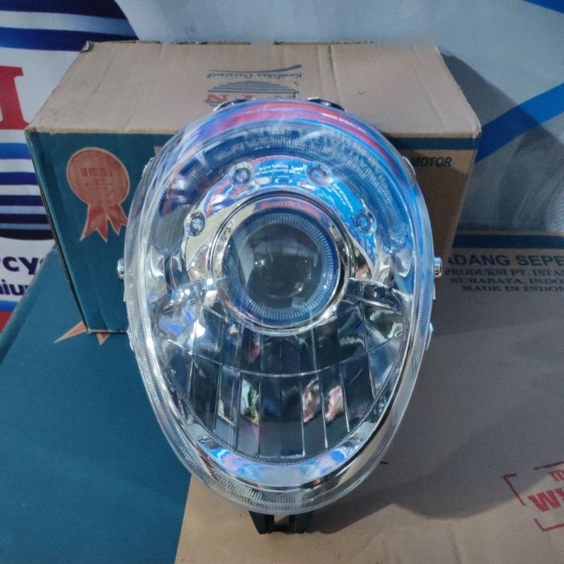 LAMPU DEPAN-SCOOPY- F1SCOOPY-fi-ESP
