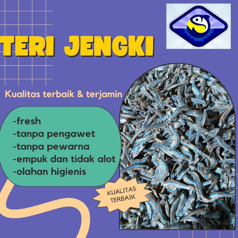 

Ikan Asin Teri Jengki Berat 250g 500g 1kg