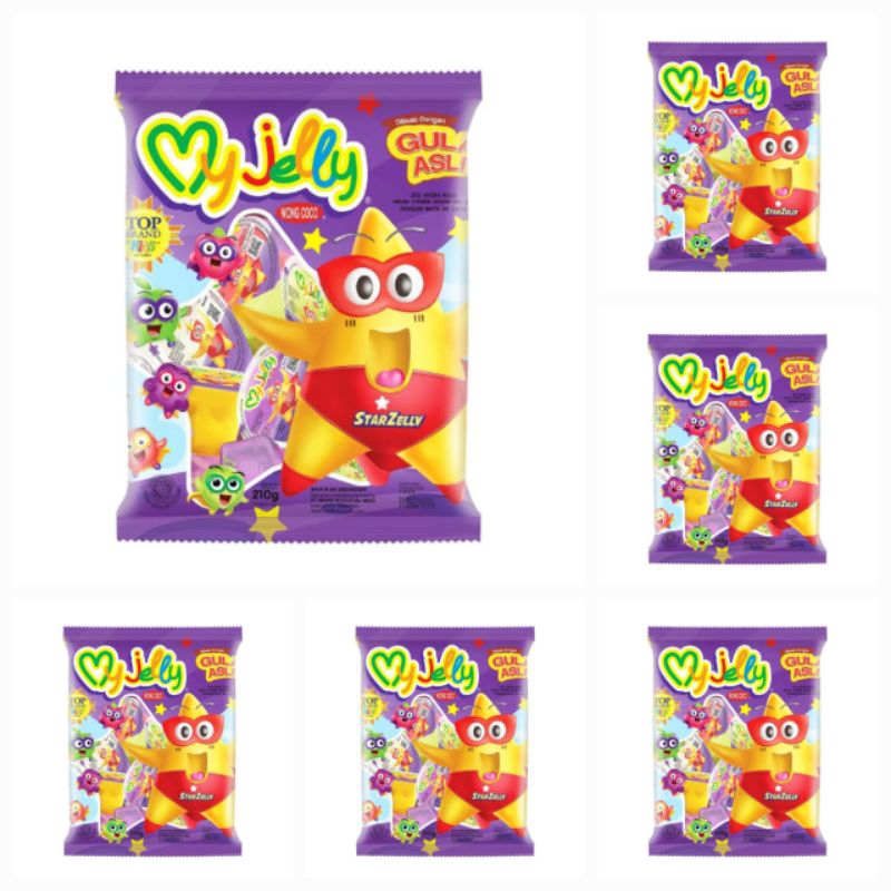 

Wong Coco My Jelly Jeli Aneka Rasa Dengan Nata De Coco 210 GR