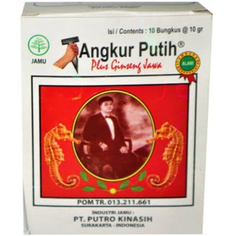 

Tangkur putih plus ginseng jawa 1 kotak 10 sachet