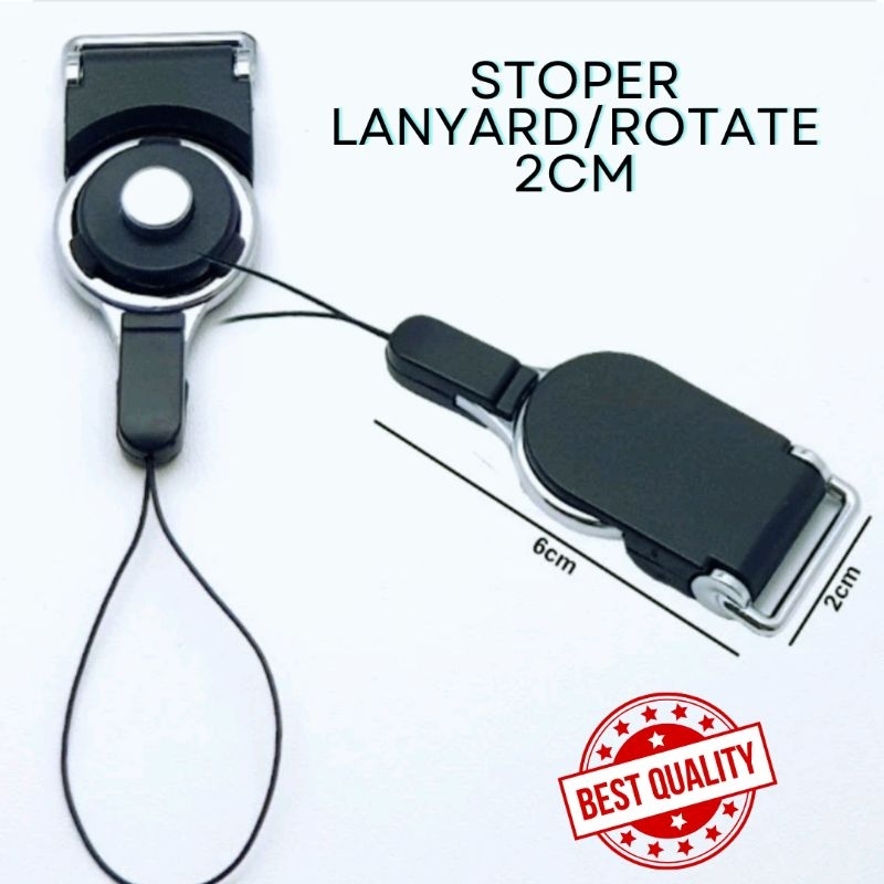 

Stoper Rotate Putar Lanyard 2cm Gantungan Nametag Tali Id Card Stopper 2cm Tali Gantungan Vape