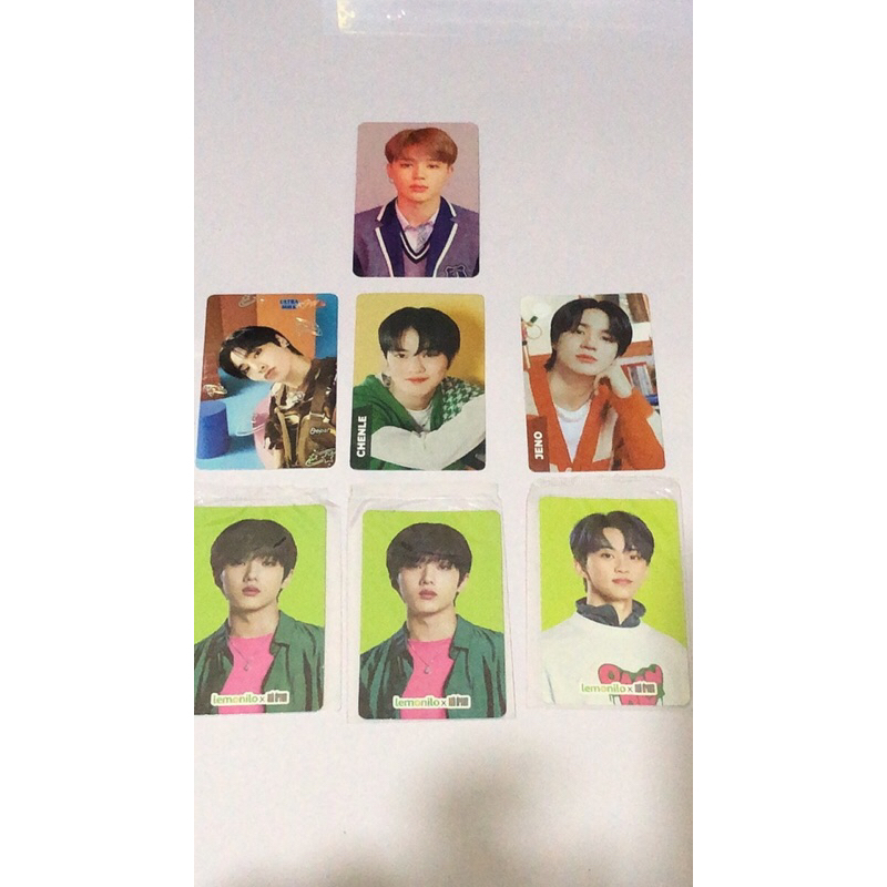 WTS pc Official jimin lys jeno tos tos chenle tos tos jisung lemonilo mark lemonilo ultra milk