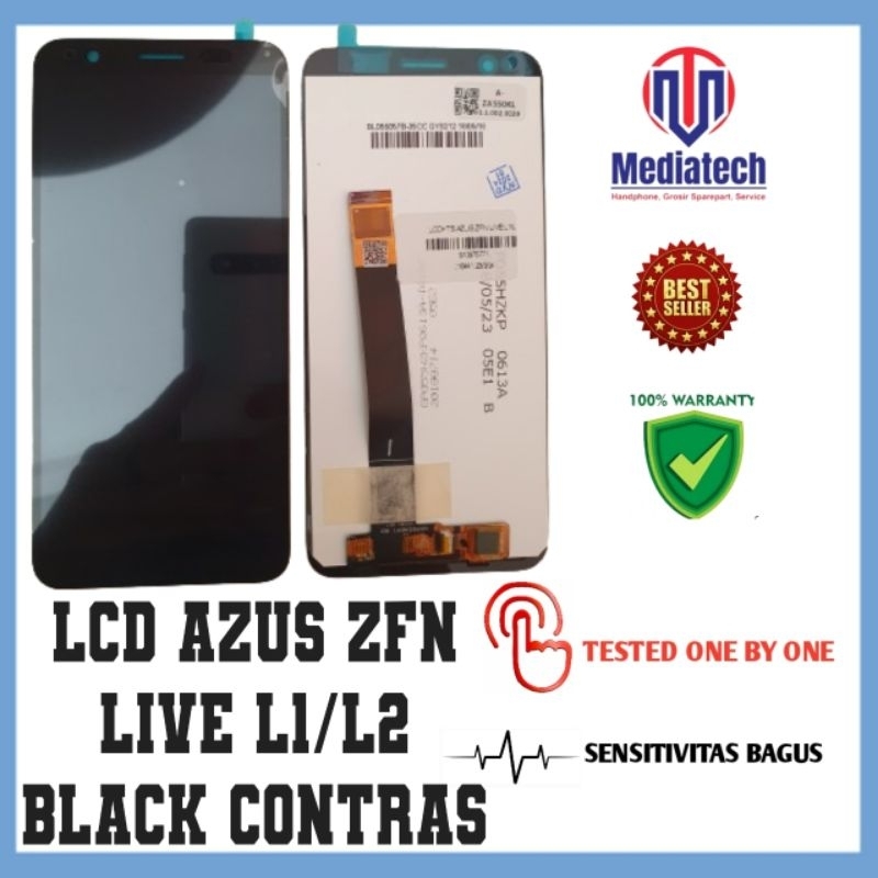 LCD AZUS ZENFONE LIVE L1/L2 BLACK CONTRAS