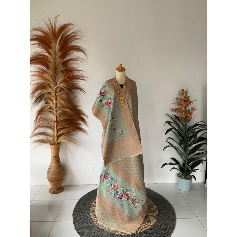 songket padang mix sulam bordir