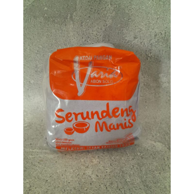 

Srundeng Manis Varia Solo 250 gr Khas Solo