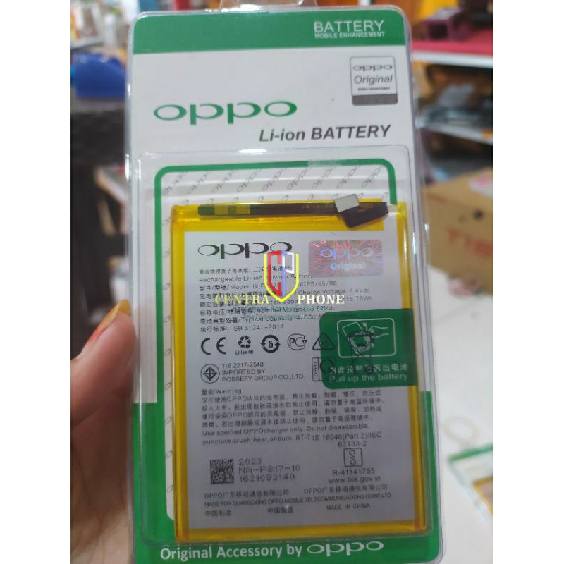 BATRE BATREI BATERAI OPPO A15/A15S BLP817 ORIGINAL 99%