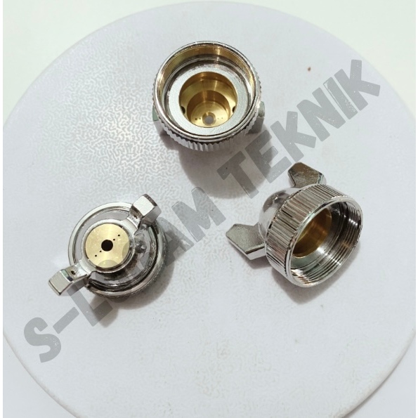 Nozzle Nosel Luar Kepala Ring Spray Gun 1.5mm & 1.3mm F-75G F75 Spuyer F-100
